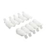 10Pcs Nail Art Cap Abrasion-resistant Exquisite Workmanship Portable Nail Art Soak Off Clip Cap for Manicure