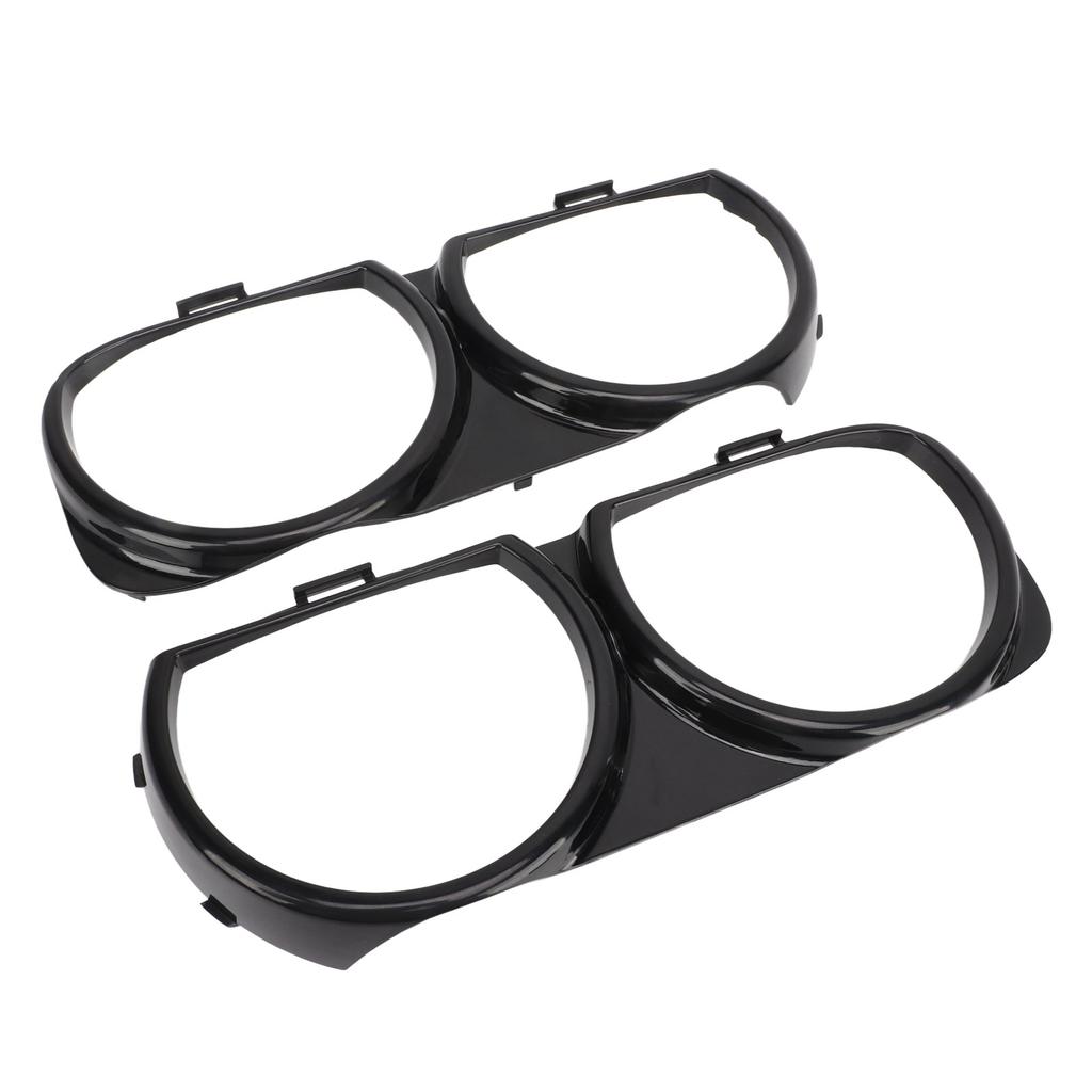 2PCs Car Front Lamp Headlight Bezel Trim 68259052AB Replacement For Dodge Challenger GT Scat Pack SRT 392