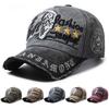 European and American Baseball Caps Retro and Old Casual Outdoor Sports Hats Spring and Autumn Sun Hats Letter Embroidery Peaked Caps Men