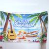 Tropical Theme Summer Pool Party Backdrop Hawaiian Photography Background  Wedding Birthday Party
