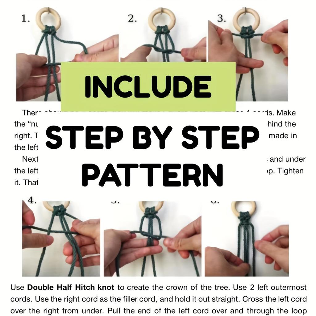 Christmas 3pcs DIY Kit, Weaving Craft Gift Set | for Family and Friends, for Home Decoration, and a Wonderful Festive Present
