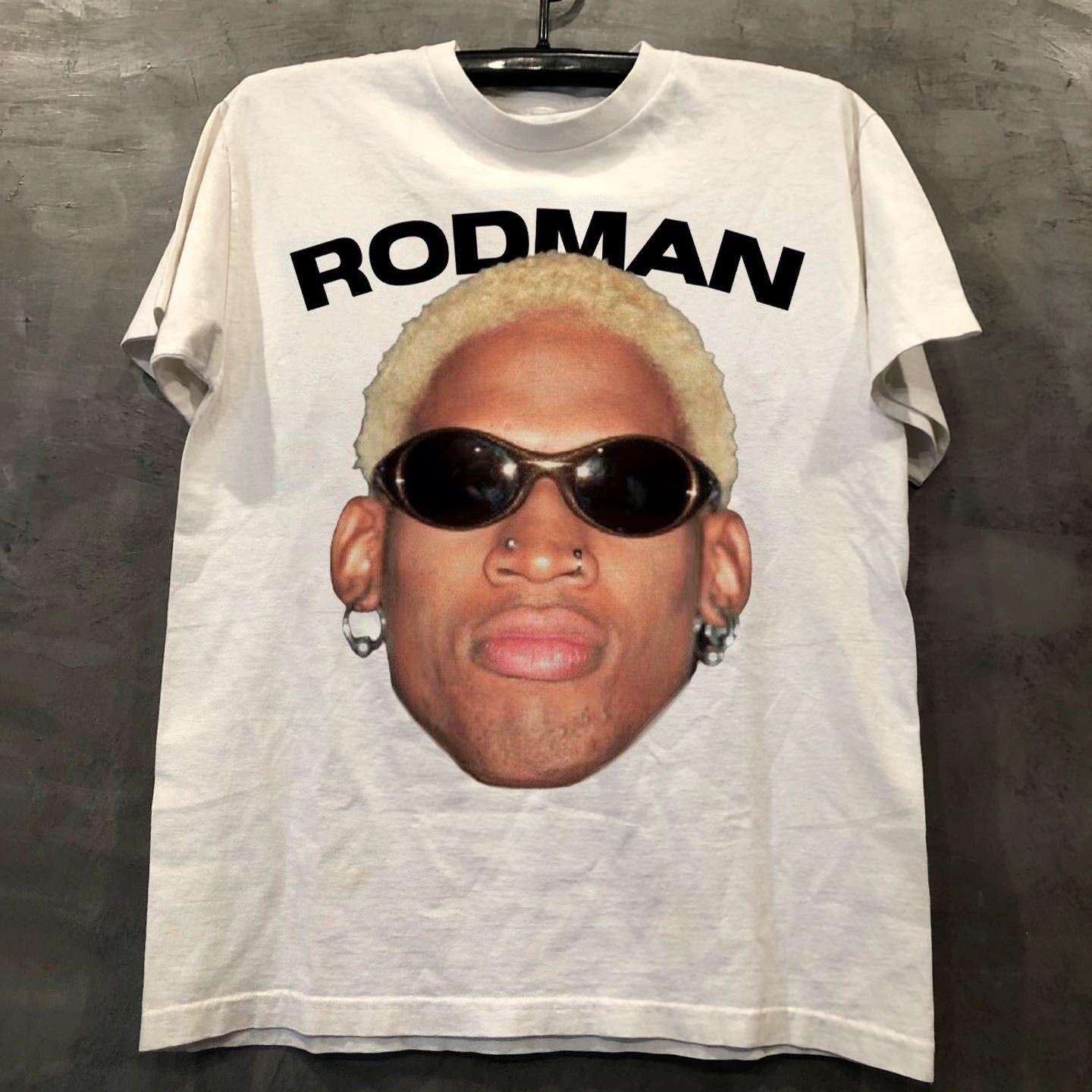 Dennis RodUnisex Short Sleeve T Shirt Unisex Street Hip Hop Tshirt Vintage Fitness Tees Oneck Cotton Tops Fashion Casual Women Shirt S