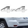 BBBE3 Red/Black/Silver 3D 4x4 Metal Logo Car Sticker Emblem Badge Decal Deciration Accessories For Jeep Grand Cherokee Wrangler Ford