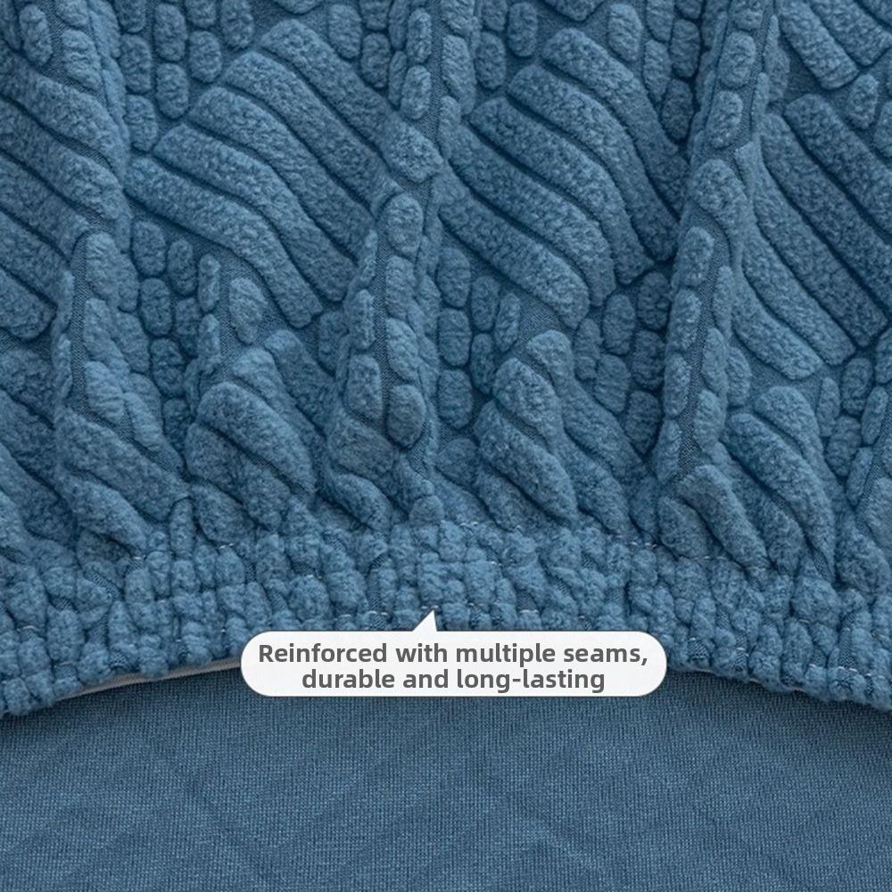 Jacquard Chair Cushion Cover Waterproof Parson Chair Slipcovers Dining Chair Cover  Household