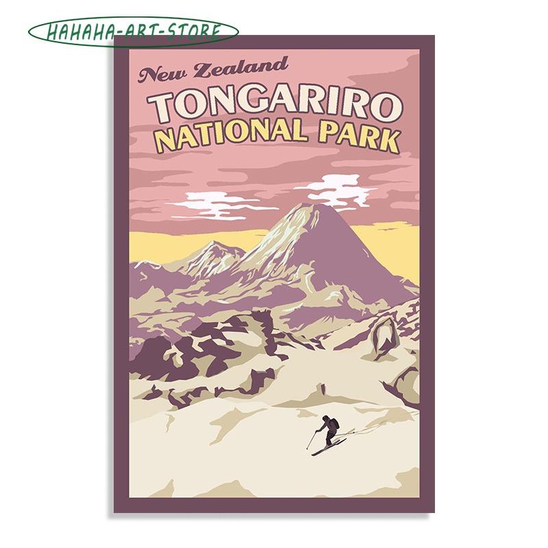 

Oceania Cities Travel Poster Canvas Printing Traveling Wall Art Picture New Zealand Sydney Fiji Cities Travel Wall Decor Gift 21cm×30cm NoFrame