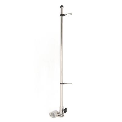 Tengeri minőségű sínre szerelhető zászlórúd 560 mm-es rozsdamentes acél zászlórúd csónakos jachtokhoz, 22,2-25 mm-es cső