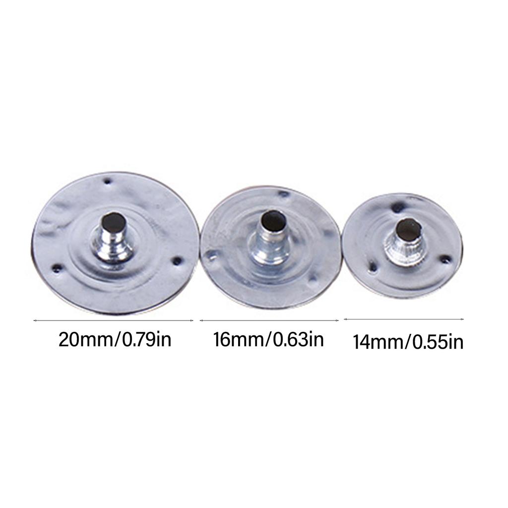 Pack of 100 Metal Candle Wick Sustainers Tabs for Handmade Candle Projects Tealight Wick Holders Clip DIY Accessories