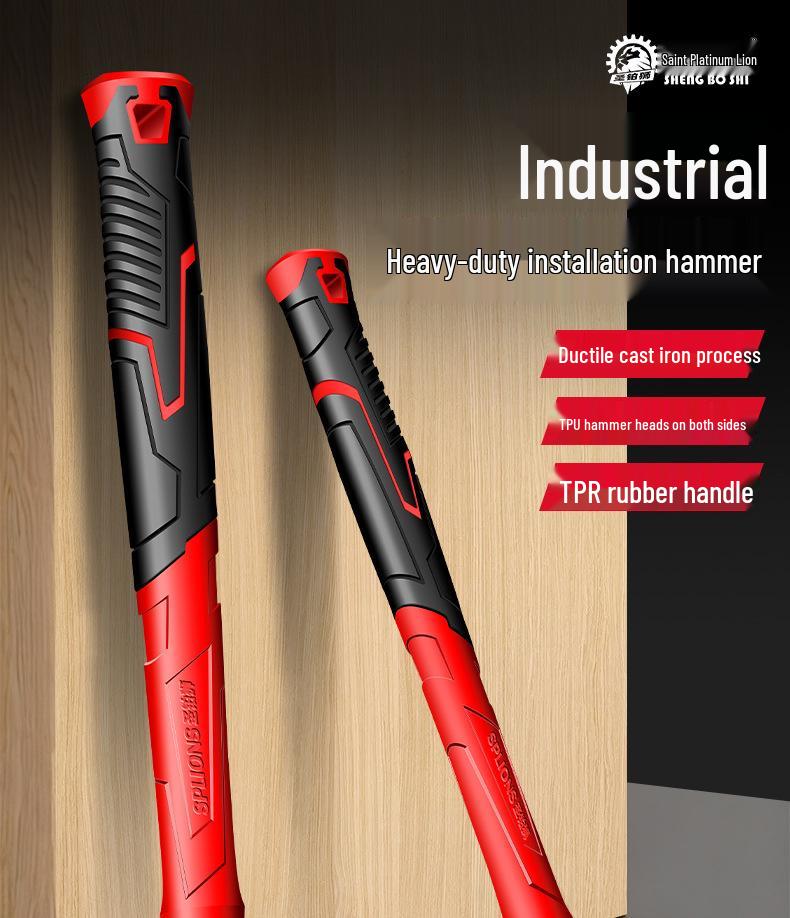 Heavy Duty Solid Rubber Mallet for Floor Laying and Tile Installation