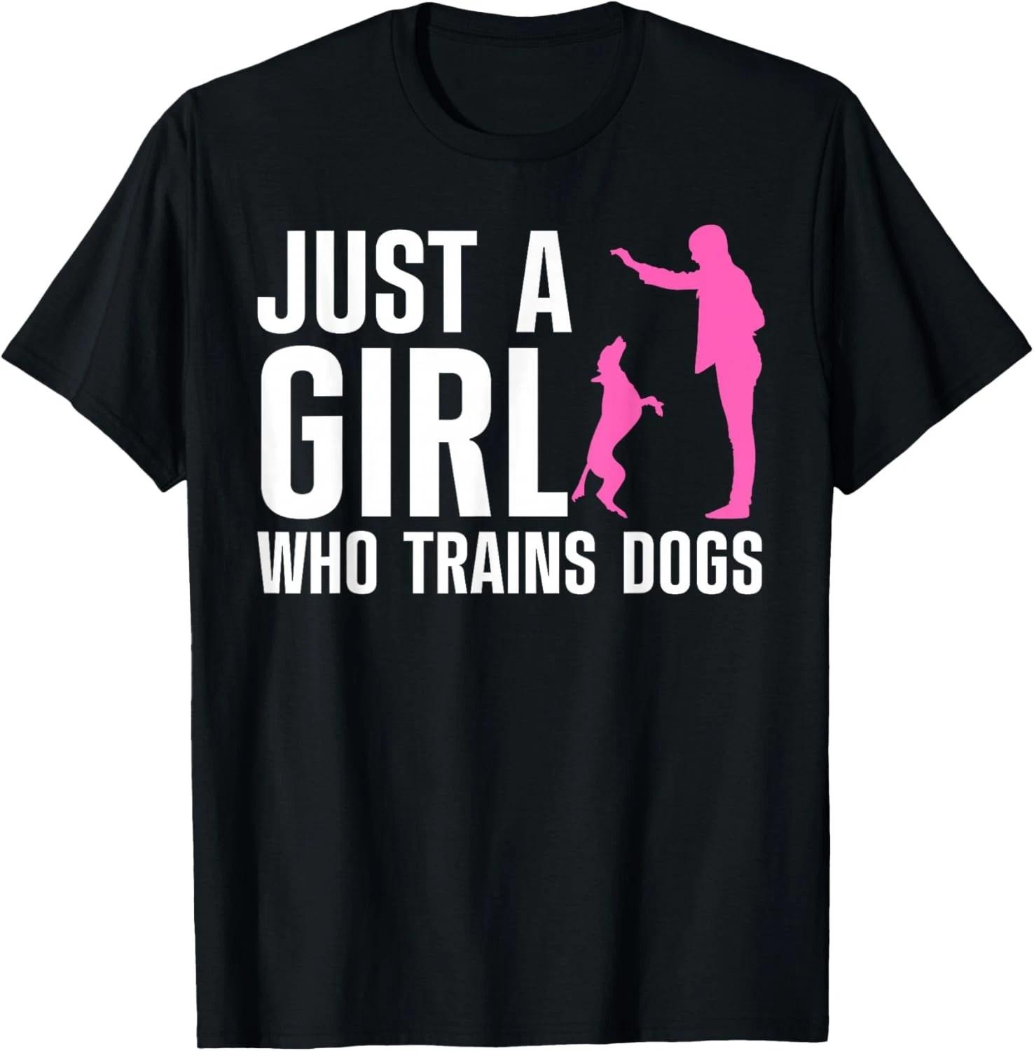 Cute Dog Trainer for Women Girls Training Dog Lover Owner Gift Unisex T-Shirt S