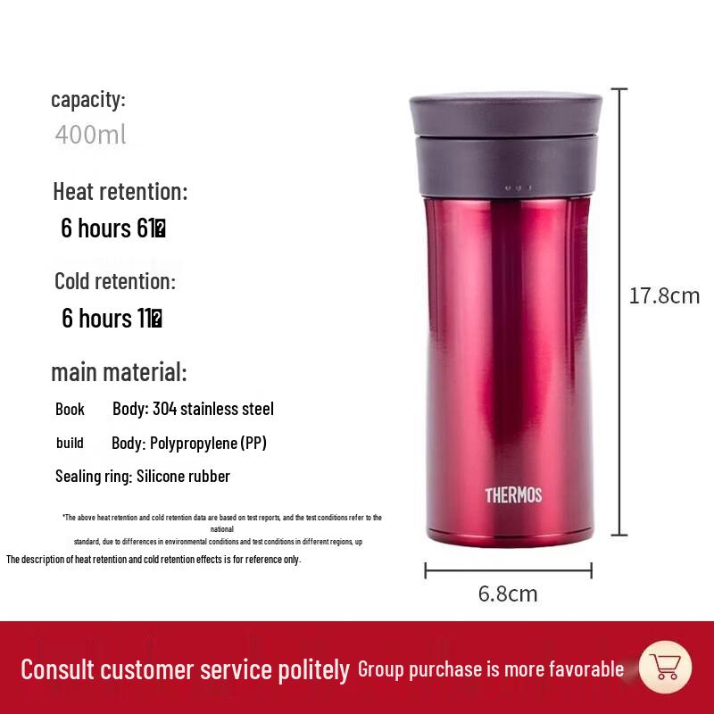 Thermos TCMA-400ml Stainless Steel Insulated Tea Mug