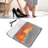 Wear-Resisting Convenient Practical Easy Cleaning USB Soft Flannel Electric Heated Foot Warmer Heater