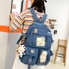 Damen Rucksack im koreanischen Stil - Oxford-Stoff Harajuku Schultasche für Grund- und Mittelschule