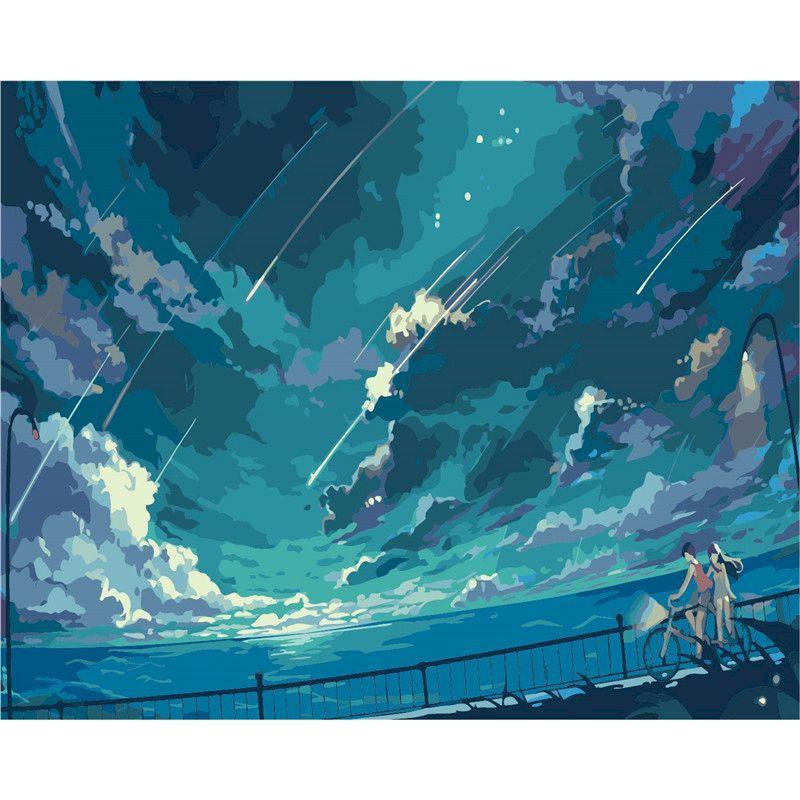 5D-Diamantgemälde, Landschaft, Neuankömmling, Landschaft, Diamant-Mosaik, Cartoon-Wanddekoration für Zuhause