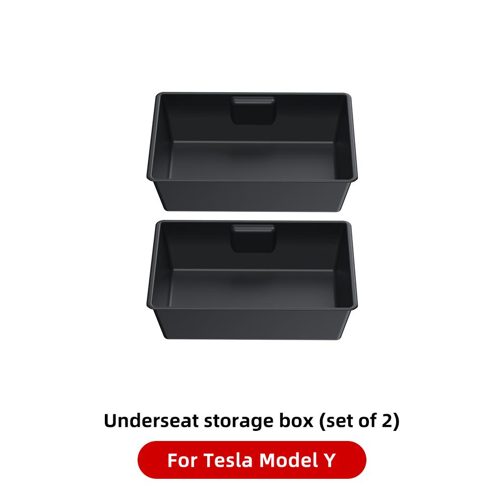 YZ Under Seat Storage Box Compatible for Tesla Model Y for Driver & Passenger Seat Tesla Model Y Accessories