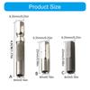 2Pcs Hex Shank Adapter Converts 6.35mm 1/4Inch To 4mm Bits Socket Holder Screwdriver Inserts Bit Adapter Converters