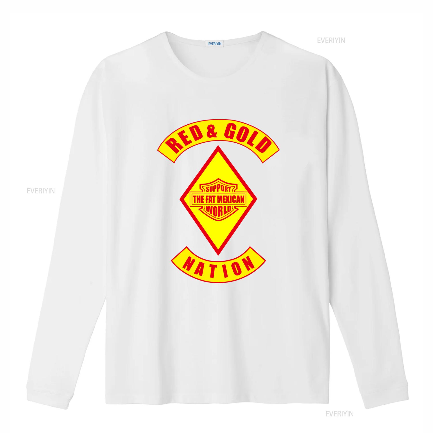 

Red Gold Nation Bandidos Support Fat Mexican World T Shirt Made in USA S 5XL vintage Washed Comfortable Slightly Stylish L