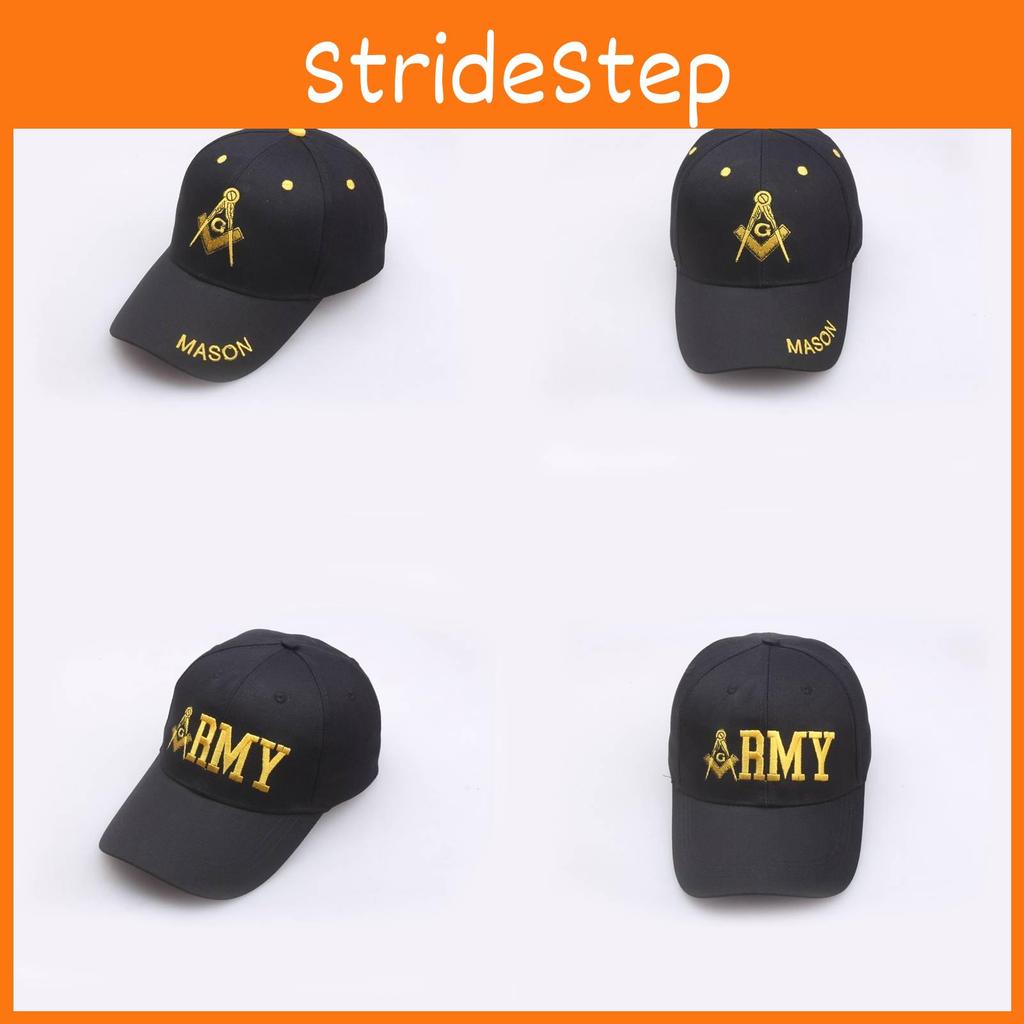 Mason Embroidery Letter Rmy Nvy Baseball Cap Outdoor Casual Pure Cotton Hat