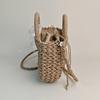 New Fashion Women Woven Bag Portable Basket Female Summer Popular Crossbody Straw Bag Beach Purses and Handbags