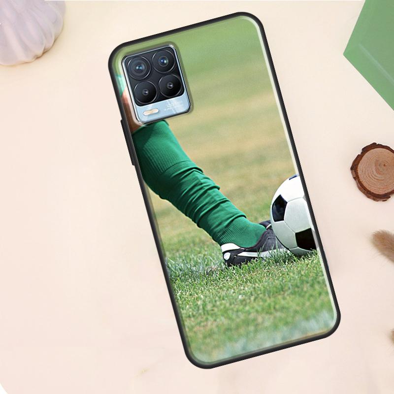 Football Soccer Case For Realme C75 C63 C61 C55 C51 C53 C35 C65 C67 C71 11 12 13 14 15 Pro Plus GT6 GT7 Pro