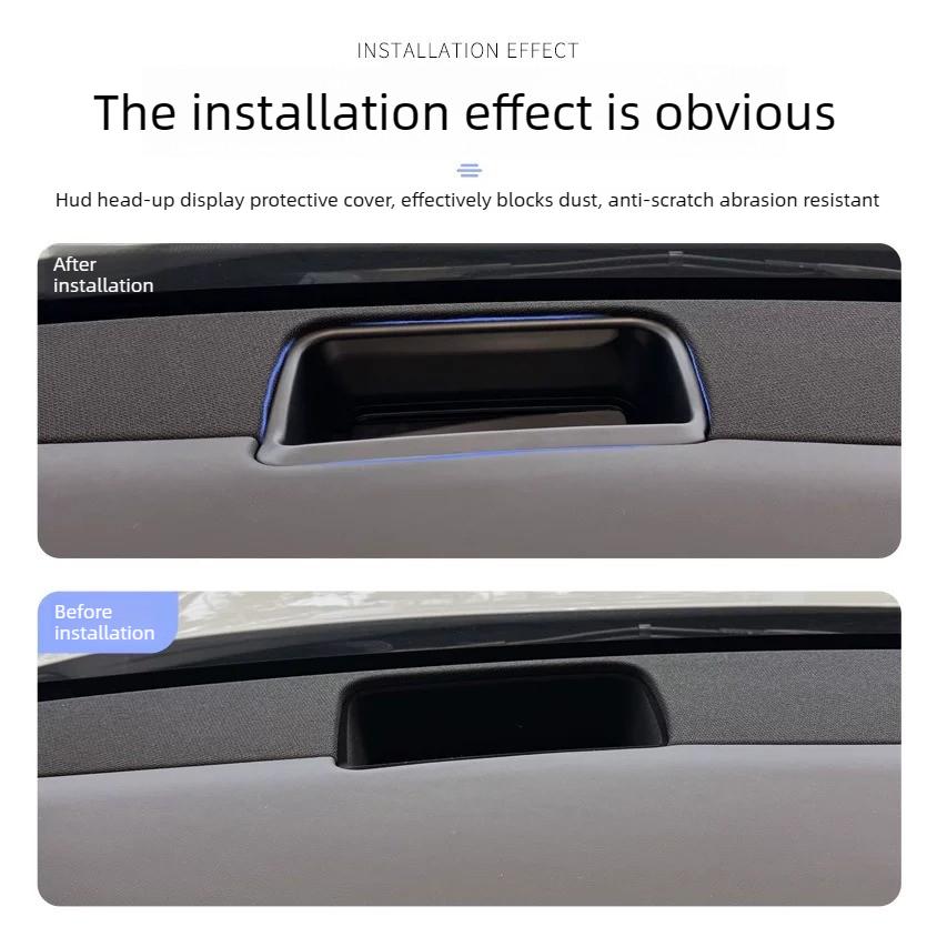 For Curved HUD Protective Cover, Instrument Dustproof Shell, Interior Trim for 23-25 NIO ES6