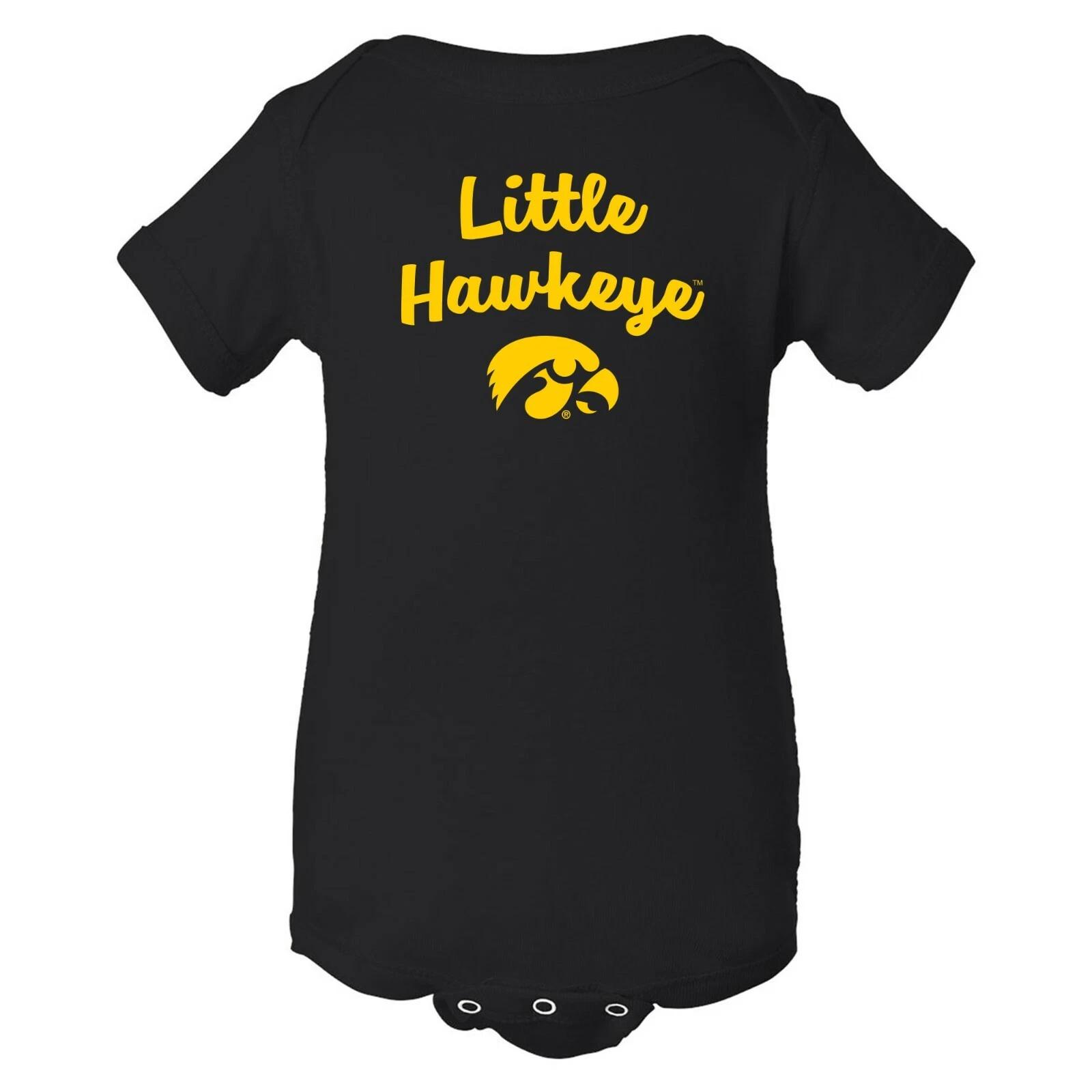 University of Iowa Hawkeyes Little Mascot Infant Creeper Bodysuit - Black L