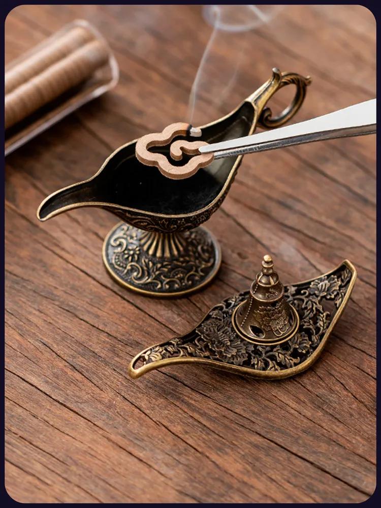 Incense stand against flying ash, aromatic sticks burner stand