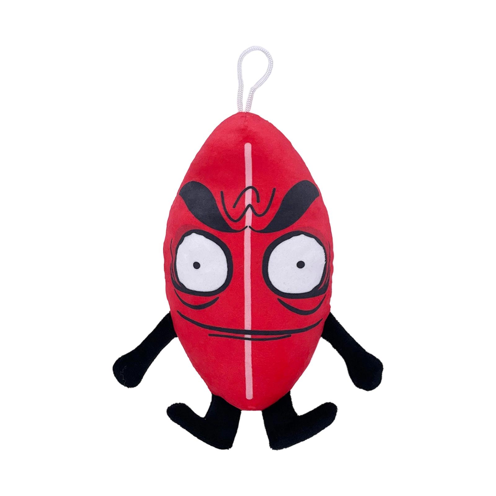 

Soft Plush Bean Character Keychain Toy Stuffed Animal Doll Hanging Decoration Accessory for Bags Backpacks and Car Interiors One Size