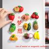 10 Pcs Fruit Fridge Magnets Funny Fridge Magnets Cute Refrigerator Magnets for Refrigerators, Whiteboards, Maps and Other Magnetic Items