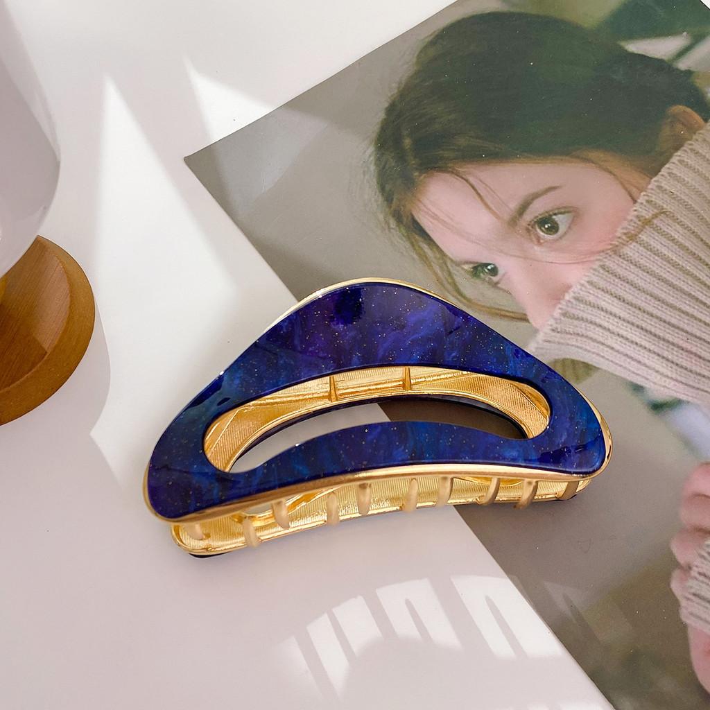 Große Elegante Minimalistische Haarspangen aus Hochwertigem Acryl für Frauen