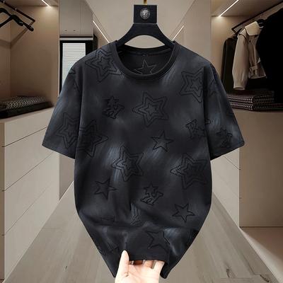 4XL-11XL Plus Size Tops Sommer Oversize T-Shirts Mann Vintage Kleidung Mode Kurzarm T