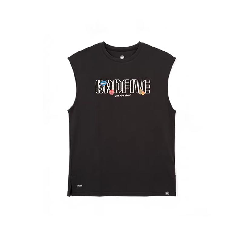 Li Ning Tank Tops Men s Crew Neck Moderate Straight Fit AVSV141-2 S