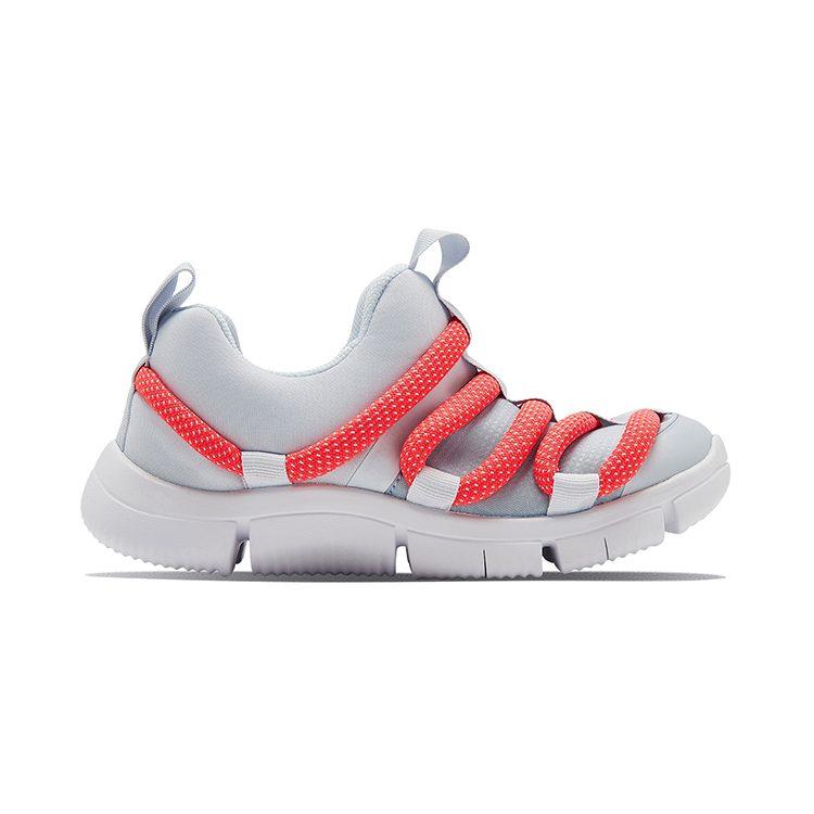 Nike Novice Abrasion Resistant Low Top Sports Casual Shoes Gray Red Children Aged 3 7 Years Old AQ9661-009