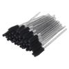 Silicone Crystal Rod Disposable Mascara Brushes, Portable Style, 50-Piece Bag, Convenient Eyelash Comb