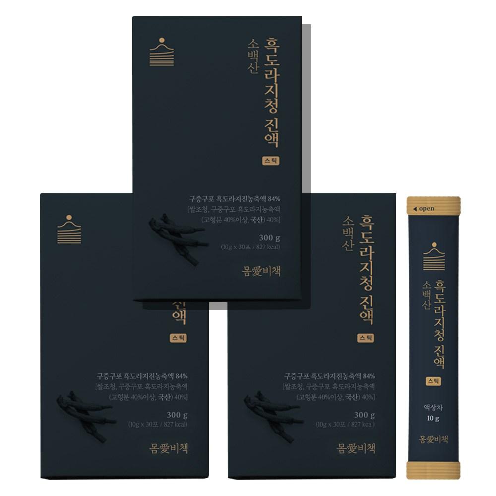 Momaebichaek Sobaeksan Black Balloon Flower Root Extract Sticks Balloon Flower Root Extract 30 Packets 300g 3 pcs