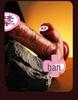 Automatic Retractable Vibrator with Licking Tongue & Fake Penis for Women - Adult Masturbator & Sex Toy