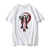 Casual Anime Demon Slayer Kimetsu No Yaiba Graphics Women T-Shirt Summer Loose Blouse 90S O-Neck Ladies White Kids Tops Men Tees