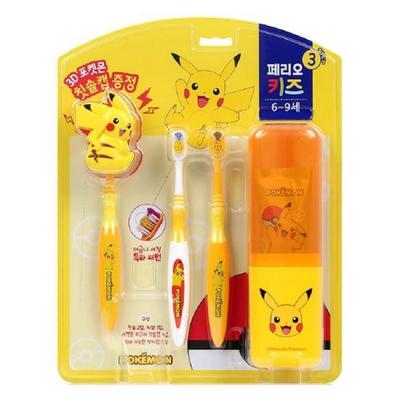 Ensemble de brosses à dents Pikachu 3 étapes pour enfants