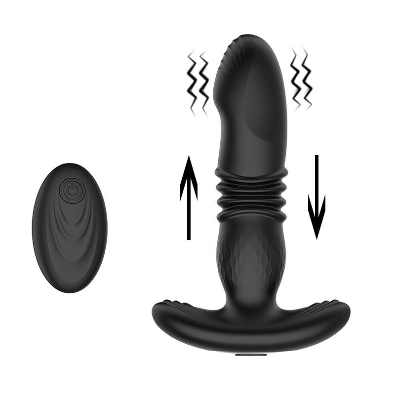 Wireless Remote Control Impact Vibration Anal Plug Sex Toys For Men And Women Toys For Anal Expansion Training Adult Toys