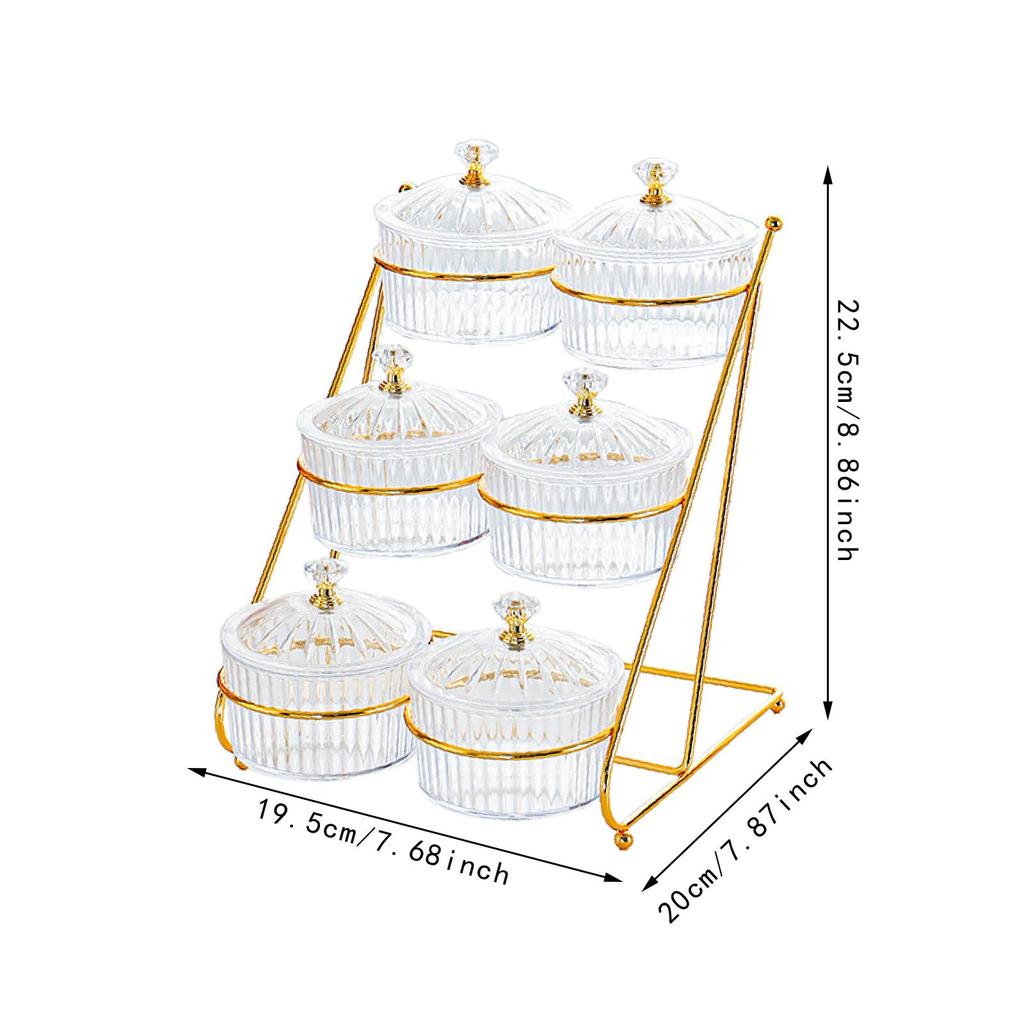 Dried Fruit Plate Food Storage Tray Organizer Storage Container Platter Home