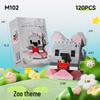 Pirate Anime Character Building Blocks for Kids - Educational Assembly Desktop Ornaments