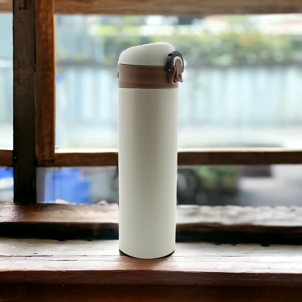 THERMAL TRAVEL MUG STEEL 450 Ml FOR COFFEE TEA WATER