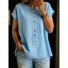 BITCED Damesmode Casual Korte Mouw O-Hals Blouses & Shirts