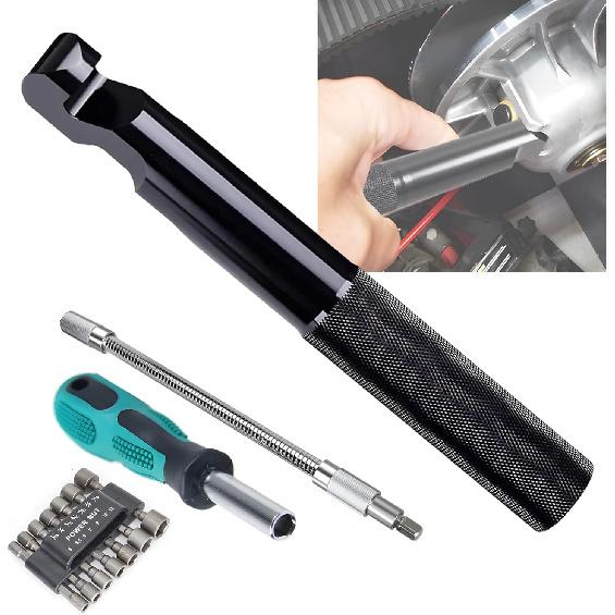 Belt Changing Tools Belt Replacement Tools Clutch Removal Wrench Tool Kit Compatible With Polaris XP/RZR XP41000/RZRS 900 Etc Almost All Polaris RZR