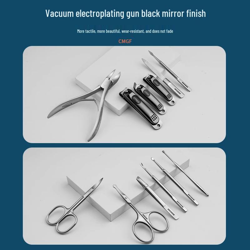 Professionelles Maniküre-Geschenkset: Nagelknipser, Eingewachsene Nagelknipser, Nagelscheren & Werkzeuge