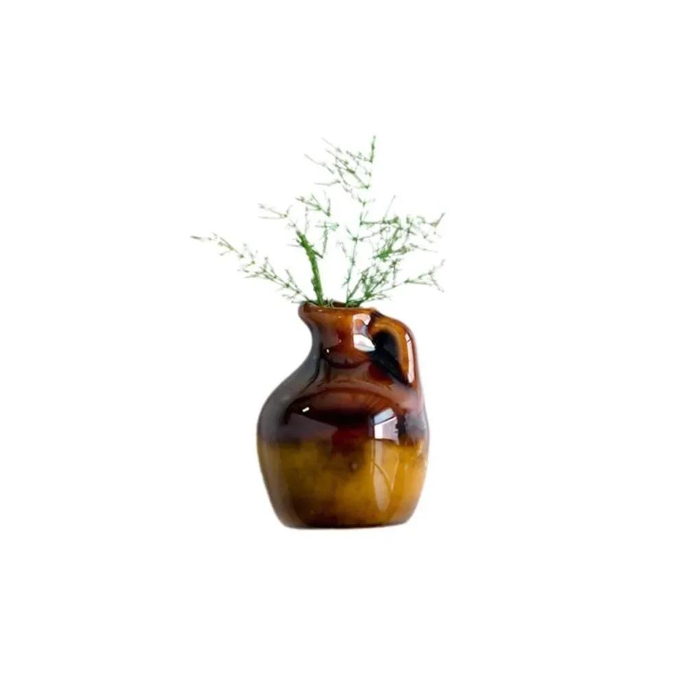 Acrylic Cat Whiskers Collection Ornaments Magnetic Cartoon Cat Hair Storage Memorial Box Black Cat Pushing Vase Decor