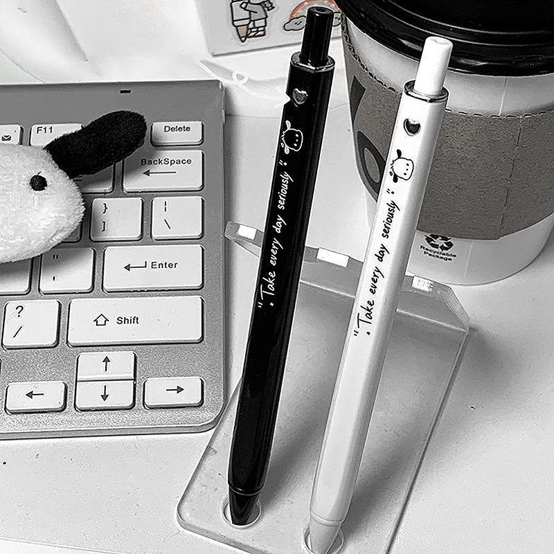 Creative Cute Cartoon Sanrio Gel Pen Kawaii Kuromi Hello Kitty Cinnamoroll 0.5Mm Writing Pens Student Stationery School Supplies