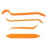 5-piece Set Auto Rivet Panel Removal Clip Clamp Tool Removal Tool Parts (4 Panel Removal + 1 Clip Clamp Tool)