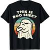 This Is Boo Sheet Ghost Retro Halloween Costume Men Women T-Shirt  Daily Four Seasons Tees Casual Graphic T Shirts
