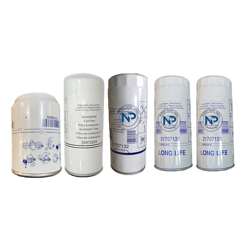 

5 Pcs A Set VOL Diesel Engine Fuel Filter Kit Oem 85137594