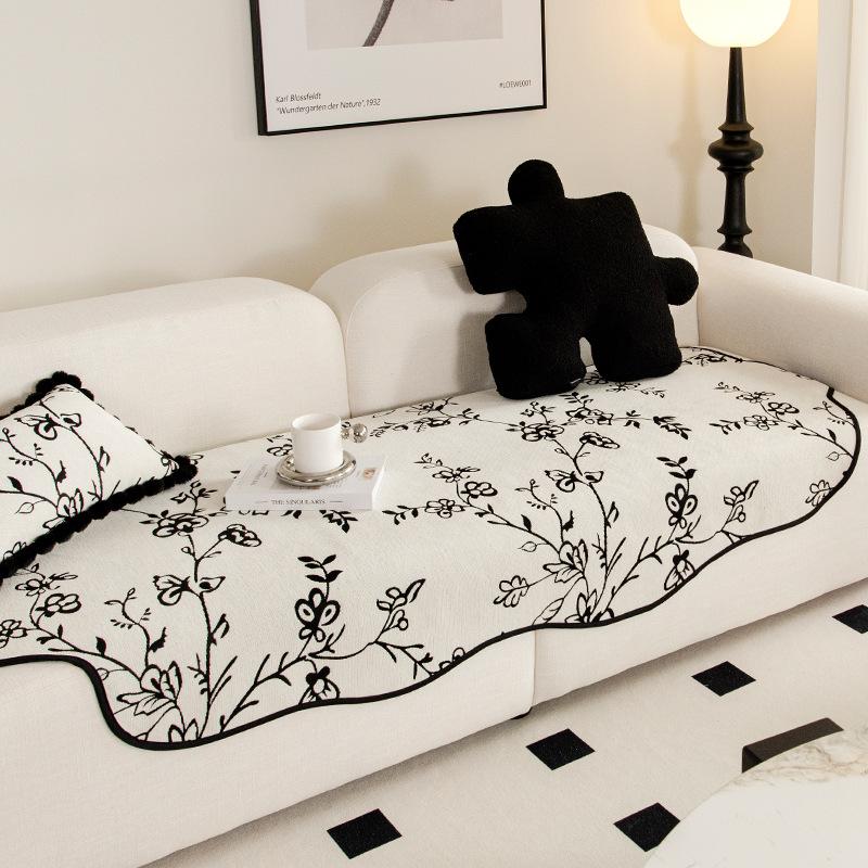 Irregular Special-Shaped Sofa Cushion, Universal In All Seasons, New  High-Grade Leather Sofa Cover, Non-Slip Cover Cloth Towel